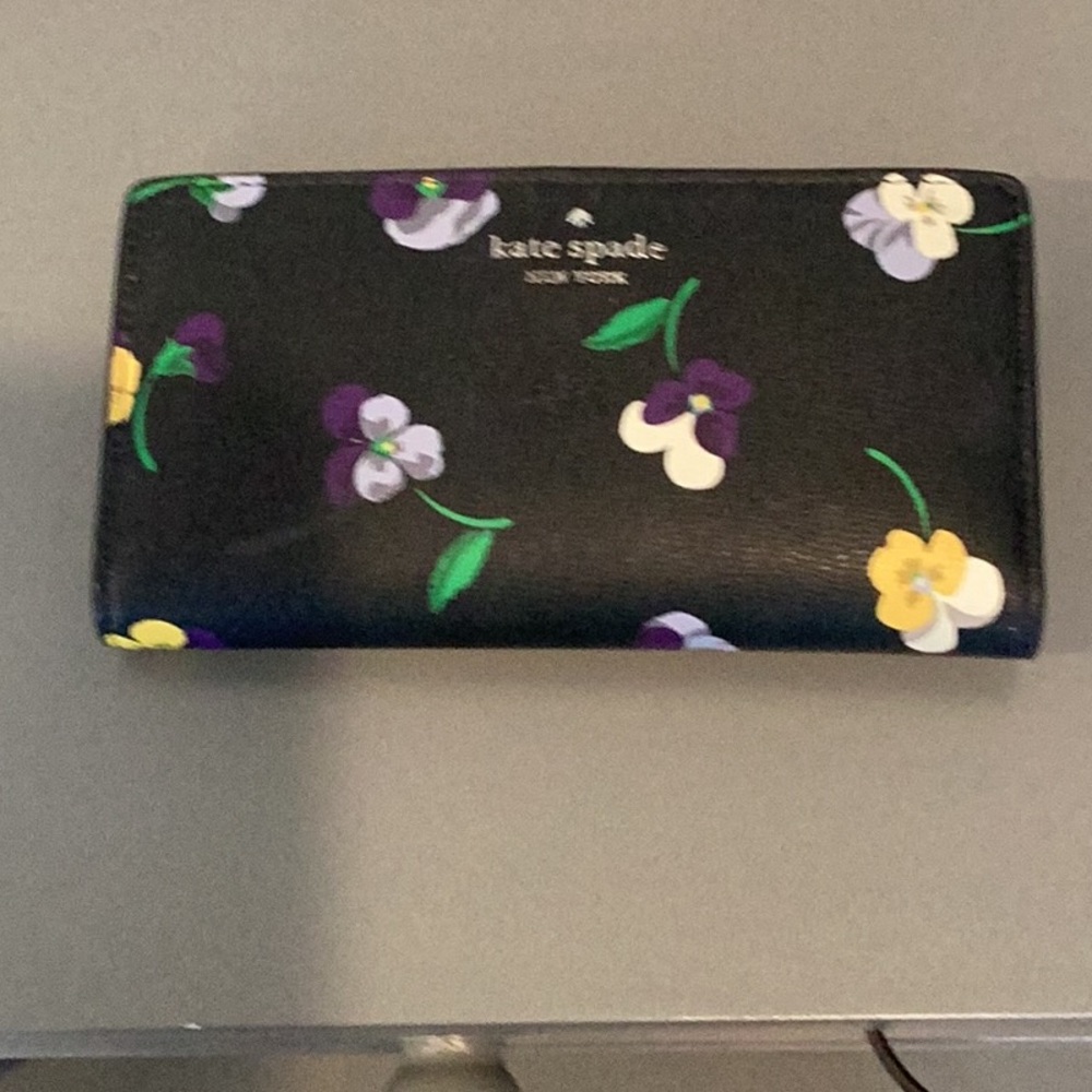 Kate Spade Black and Purple Wallet